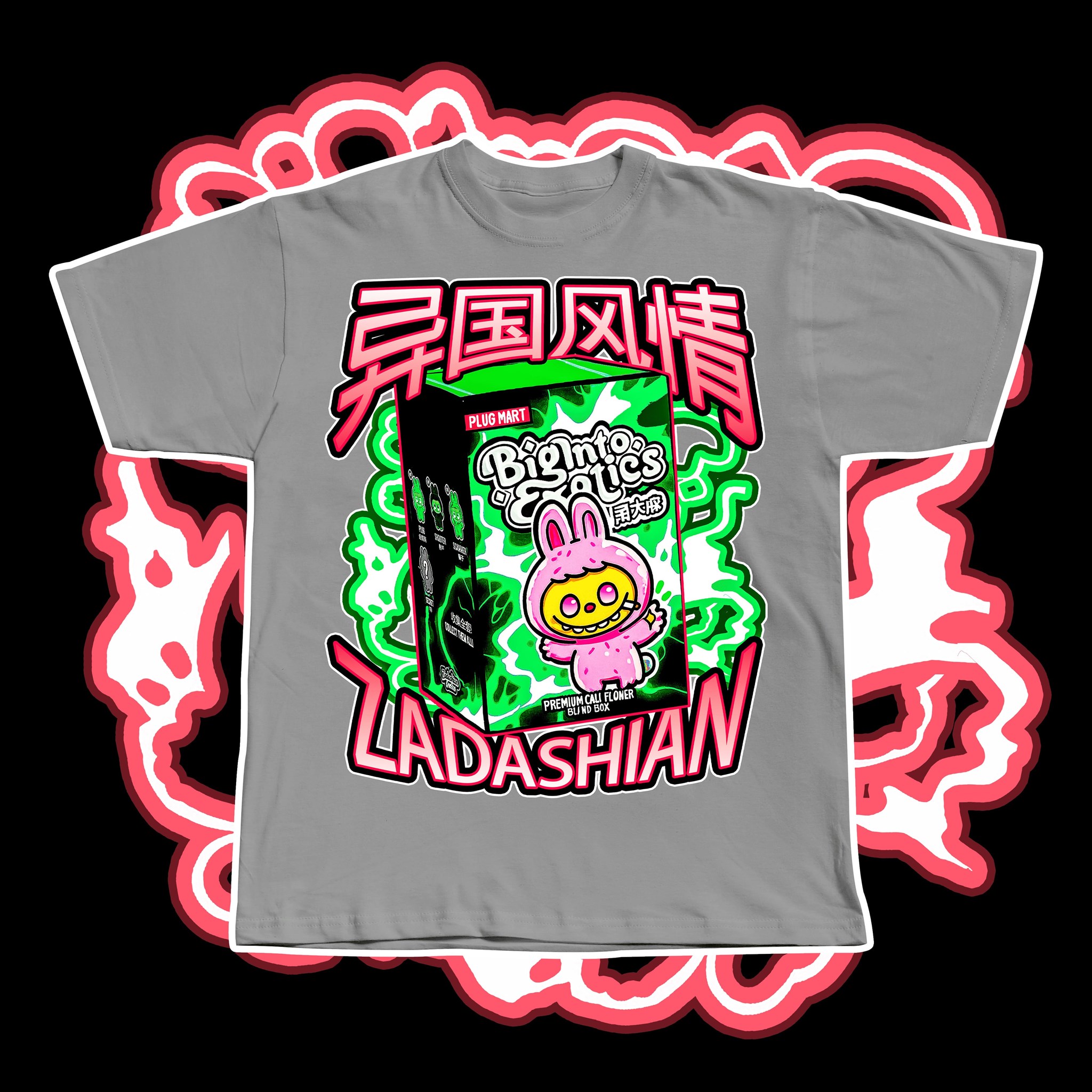 Bild von Zadashian Exotics - "Zabubu" SHIRT 5 [grau]
